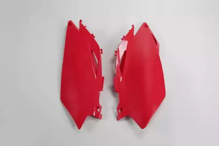 Sæt med bagsidedæksler i plast UFO Honda CRF 250R 450R rød - HO04638070