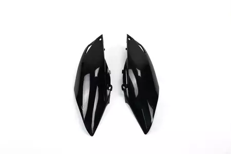 Juego de tapas laterales traseras de plástico UFO Honda CRF 250R 450R negro - HO04659001