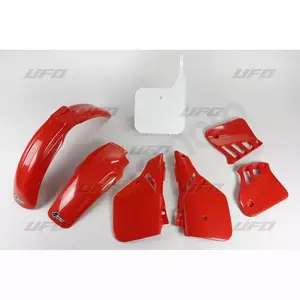 Uppsättning UFO-plast Honda CR 125R röd-1