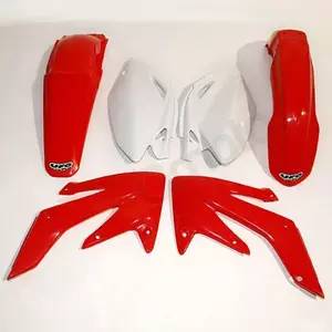 Komplet UFO plastike Honda CRF 250R rdeča bela - HO104999