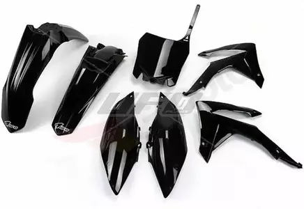 Set de materiale plastice UFO Honda CRF 250R 450R negru - HO116001