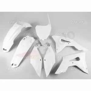 Комплект пластмаси UFO Honda CRF 450R бял - HO119041