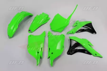 Komplet plastików UFO Kawasaki KX85 zielony - KA222999AK