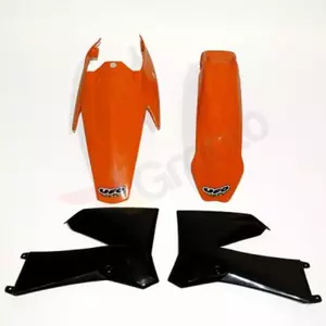 Conjunto de OVNIs de plástico cor de laranja - KT505999