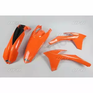 Conjunto de OVNIs de plástico cor de laranja - KT513999