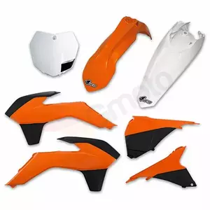 Комплект пластмаси UFO оранжево черно бяло - KT515999