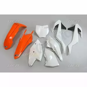 Set de materiale plastice UFO portocaliu negru alb - KT517999K