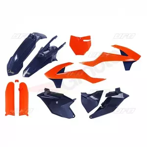 Komplet plastików UFO Limited Edition pomarańczowy niebieski - KT519LTD19
