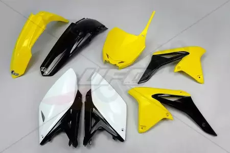 Juego de plástico UFO Suzuki RM-Z 250 amarillo negro blanco - SU415999