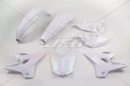 Komplet plastików UFO Yamaha YZ125 250 biały - YA319046