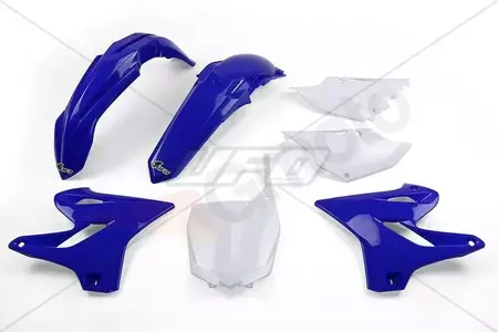 Komplet plastików UFO Yamaha YZ125 250 niebieski biały - YA319999