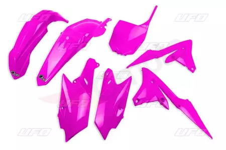 UFO plastikų rinkinys Yamaha YZ85 rožinės spalvos-1
