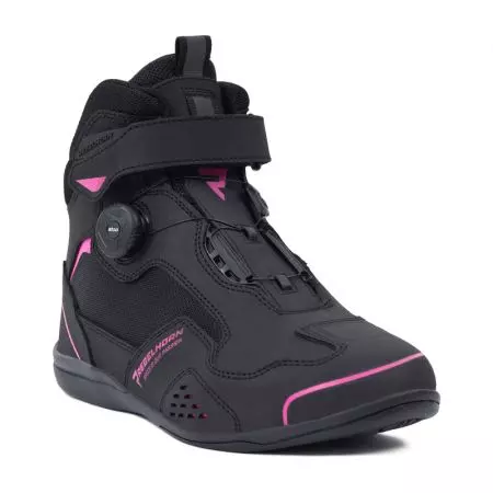 Ženski motoristični škornji Rebelhorn Spark II Lady black/pink 36-6