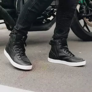 Rebelhorn Vandal motociklininko batai juodai balti 44-9