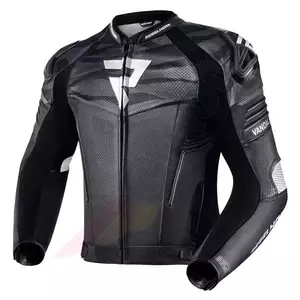 Rebelhorn Vandal ādas motocikla jaka melnā un baltā krāsā 48-1