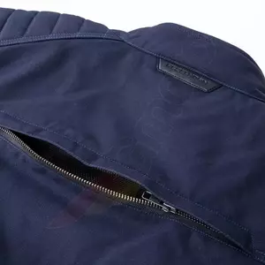 Rebelhorn Hunter blusão de motociclismo em tecido azul-marinho 10XL-10