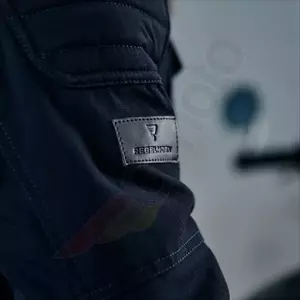 Rebelhorn Hunter blusão de motociclismo em tecido azul-marinho 10XL-12