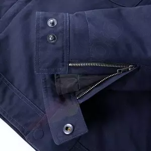 Rebelhorn Hunter blusão de motociclismo em tecido azul-marinho 10XL-7