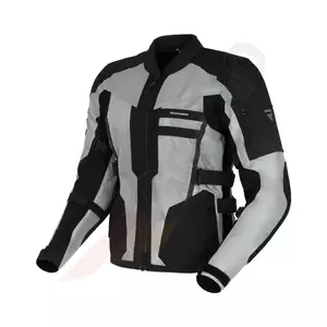 Ljetna motoristička jakna Rebelhorn Scandal II, srebrna i crna, XL-1