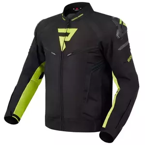 Jachetă de motocicletă Rebelhorn Vandal din material textil negru și galben fluo 10XL-1
