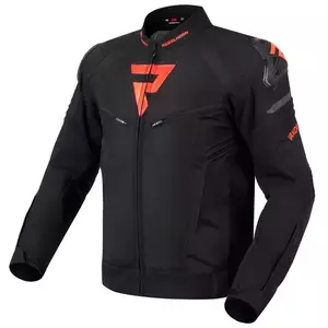 Rebelhorn Vandal jachetă de motocicletă din material textil negru și roșu XL-1