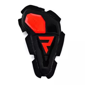 Rebelhorn Velcro elbow sliders noir et rouge fluo - RH-SLIDERS-ELBOW-02-OS