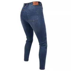 Rebelhorn Classic III Lady skinny fit sp washed blue W30L32 calças de ganga de motociclista para mulher-2