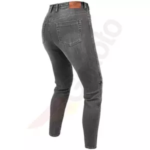 Spodnie motocyklowe jeans damskie Rebelhorn Classic III Lady slim fit sprane szare W26L28-2