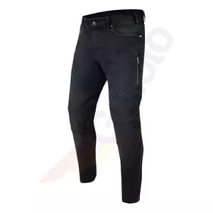 Jeans da motociclista Rebelhorn Rage II, vestibilità affusolata, lavaggio nero W36L32-1