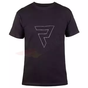 Koszulka T-Shirt Rebelhorn casual czarno-szara M-1