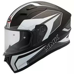 SMK Stellar Dynamo casco integrale da moto nero/bianco opaco S-1