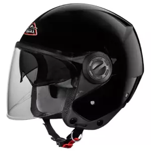 SMK Cooper casque moto ouvert noir L - SMK0109/17/GL200/L