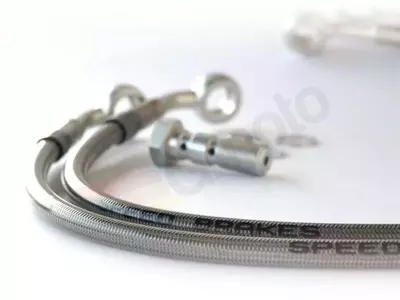 Tecnium przewód sprzęgła (1szt) w oplocie stalowym Suzuki VS1400G Intruder High Profile Bar srebrny