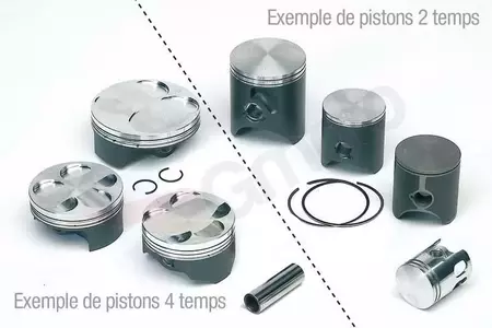 Piston complet forgé Tecnium 56 mm