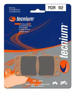 Plaquettes de frein TECNIUM Racing MX/Quad métal fritté - MOR92-1