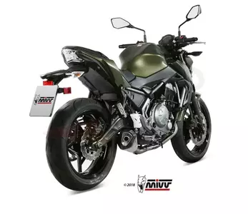 Komplet MIVV Delta Race-udstødningssystem Kawasaki Ninja Z 650 17- rustfrit stål - kulstof - 00.73.K.044.LDRX