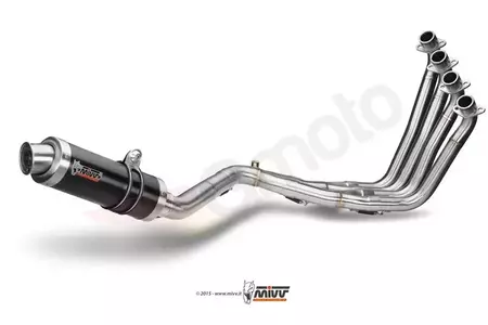 Sistema de escape completo MIVV GP Honda CB 650F 14-18 carbono - acero inoxidable - H.055.L2S