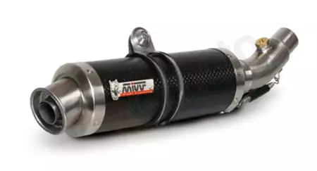Kompletný výfukový systém MIVV GP Honda CBR 125R 04-12 karbón - nerezová oceľ-3