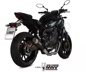 Compleet uitlaatsysteem MIVV GP Pro Yamaha MT-07 14-20 titanium - carbon-3