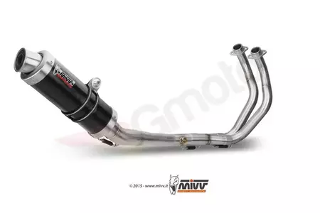 Komplette Auspuffanlage MIVV GP Yamaha MT-07 14-20 Carbon - Edelstahl - Y.045.LXB