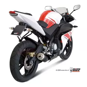 Komplette Auspuffanlage MIVV GP Yamaha YZF-R 125 08-13 Carbon - Edelstahl - 00.73.Y.030.L2S