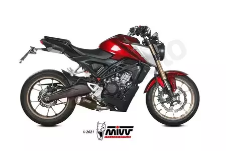 Kompletny układ wydechowy MIVV MK3 Honda CB125R 21- stal nierdzewna-2