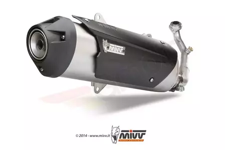 Compleet MIVV Urban uitlaatsysteem Yamaha X-City 250 08-14 X-max 250 06-15 roestvrij staal - 00.C.YA.0006.B