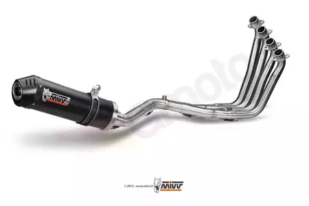Täydellinen MIVV ovaali pakojärjestelmä Honda CB 650F 14-18 carbon - 00.73.H.055.L3C