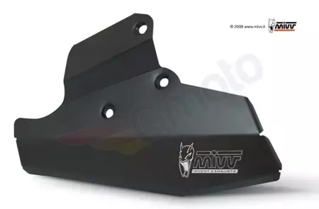 MIVV hitteschild Ducati Multistrada 1200 10-14 roestvrij staal zwart - 50.CR.012.1