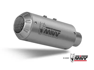 MIVV MK3 Yamaha YZF-R6 17- kort ljuddämpare i rostfritt stål-3