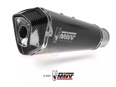 MIVV Delta Race Aprilia RS 660 2020 silenciador de acero inoxidable - A.014.LDRB