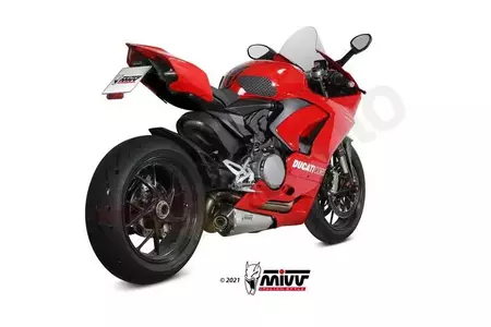 MIVV Delta Race Ducati Panigale V2 20- шумозаглушител от неръждаема стомана - D.046.LDRX