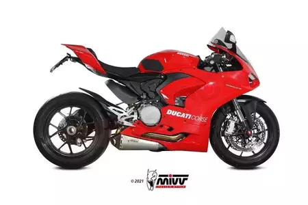 MIVV Delta Race Ducati Panigale V2 20- шумозаглушител от неръждаема стомана-2