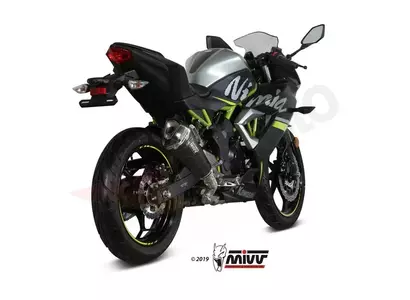 MIVV Delta Race Kawasaki Ninja 125 uitlaatdemper 19- zwart staal - carbon-3